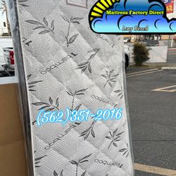 Black Bamboo Twin Mattress Single Colchon 