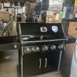 Bbq Grill Gas Propane Napoleon With Side Burner 