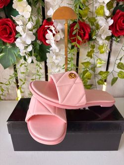 Pink Coach Sandals