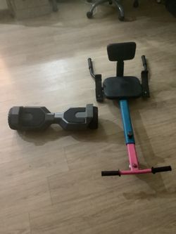 Jetson RAVE Bluetooth Hoverboard + H1 Go-Kart Seat Attachment
