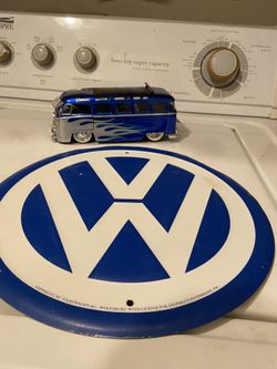 Vw Toy Bus & Vw Sign