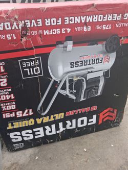 Fortress 10 gallon compressor
