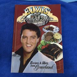 MINT CONDITION collectible  cookbook titled "Elvis' Greatest Hits... Recipes & More from Graceland".