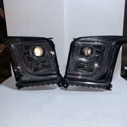 GMC Yukon Smoked Headlights for 2015 to 2020