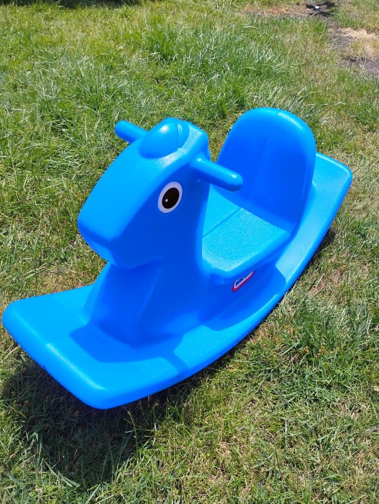 Little Tikes Blue Rocking Horse