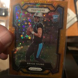 Bryce Young Orange Disco Prizm Rookie Card