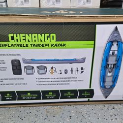 Quest Chenango inflatable tandem kayak