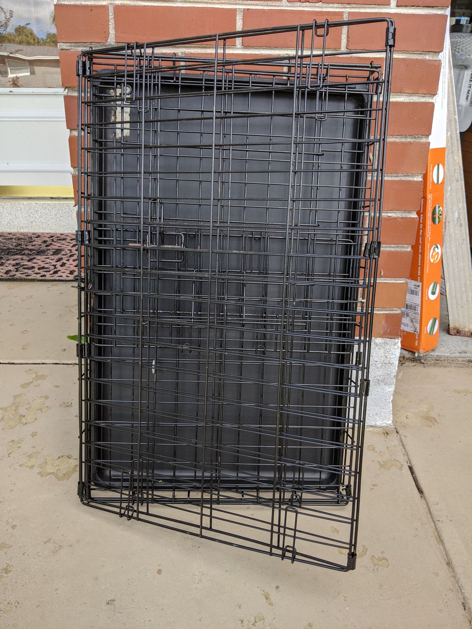 Collapsible animal crate