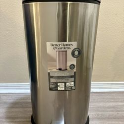 stainless steel oval step can - 7.9 Gallon