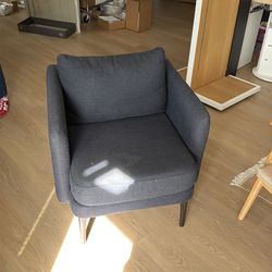 Navy Lounge Chair