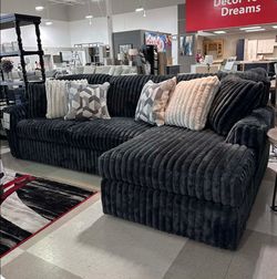 OM• $38 Initial • Brand New L shaped Sectional with Chaise