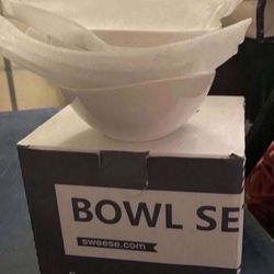 3-BRAND NEW-4oz Porcelain Bowls- BRAND NEW