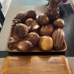 Philippine Wood Set Fruit Monkeypod