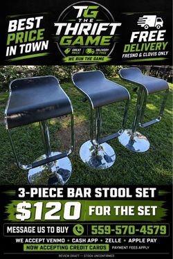 120$$ free delivery 🚚 barstools 