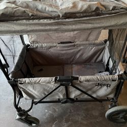 Jeep Wagon Stroller W/ Canopy 