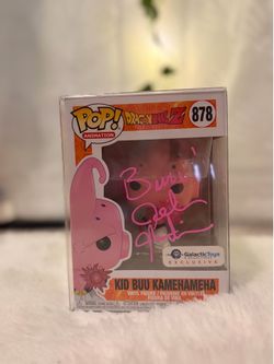 KID BUU KAMEHAMEHA DRAGON BALL Z GLOW CHASE Funko Pop EXCLUSIVE #878 +Protector.