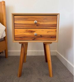 Giantex End Table / Nightstand with 2 Drawers