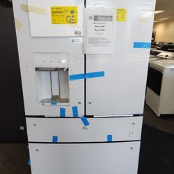GE CAFE APPLIANCES SET  REFRIGERATOR & GAS RANGE & DISHWASHER 