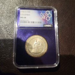 1936 Columbia Ms68 US Coin Silver