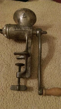 Antique food grinder #3 Universal