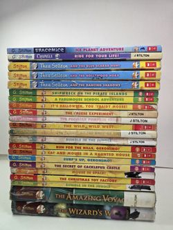 22 Geronimo Stilton Used Book Collection. Used Children Chapter Books G. Stilton. AR Brooks 