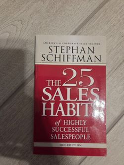 25 Sales Habits book