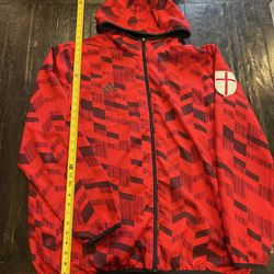 AC Milan Adidas Zipper Jacket MENS Size XL EUC