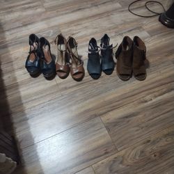 Four Pairs Of High Heels 