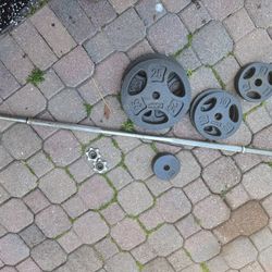 CAP Barbell And Weight Plate Set