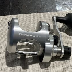 Okuma Cavalla 2 Speed Aluminum Frame Lever Drag Reel, CAV-12IILX