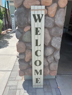 Welcome sign