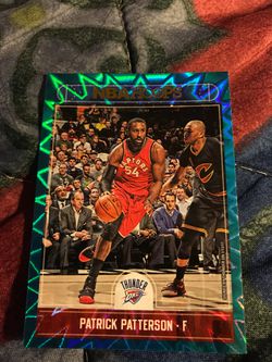 2017-18 Hoops Teal Explosion #183 Patrick Patterson basketball 🏀 card!