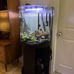 30 Gallon Half Moon Fish Aquarium 