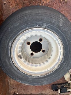 Trailer Tire and Steel Rim