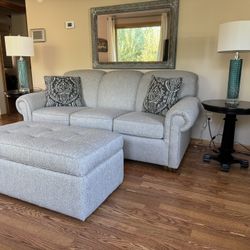 Flexsteel Living Room Set- Sofa And Chair/ottomans