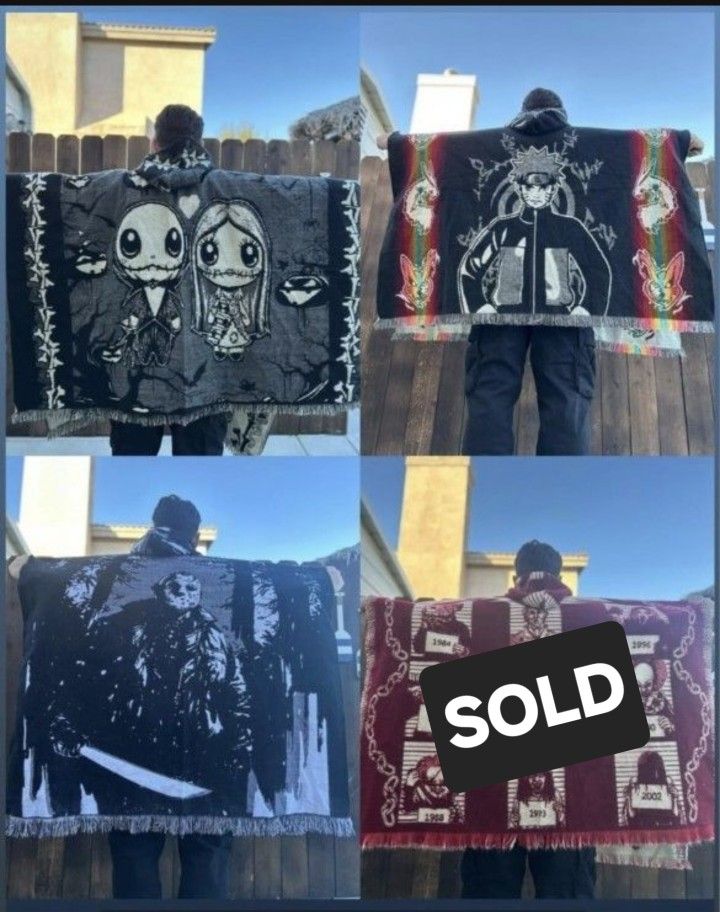 Nightmare Before Christmas Ponchos 