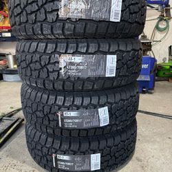 (4) - LT265/70/17 Crossmax AT-1 Tires