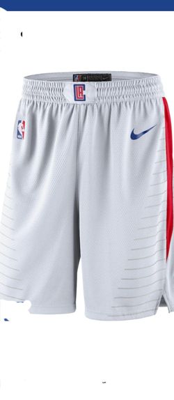 Men's LA Clippers Nike White/Red Shorts