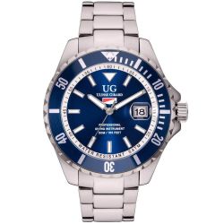 Ulysse Girard 42mm Case Sport Diver Watch Blue Dial Watch
