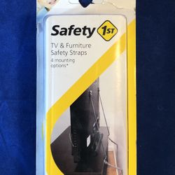 Safety 1st TV & Furniture Safety Straps, With 4 Mounting Options, Brand New