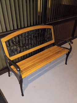 Outdoors bench