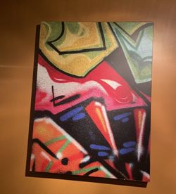 Wall Art Graffiti Style Canvas