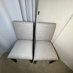 Thomasville Carmel Valley Dining Chairs, Set of 2. 3 open box sets available. One assembled to show.