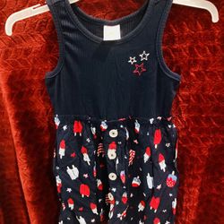 Americana Toddler Girls Dress Size 3T, 4T