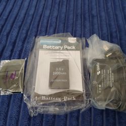 Battery Battery Cover and charger for psp system