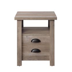 Modern Farmhouse End Table, Multiple Finishes