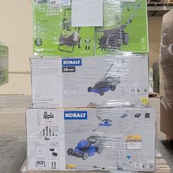 ** Pallets With Pressure Washer, Mower And More ** ** Pallet Con Herramientas De Jardinería Y Más **