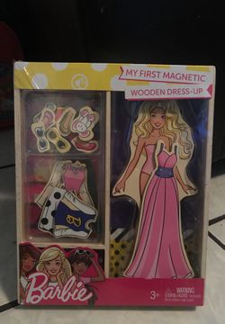 Barbie Wooden Magnetic Set