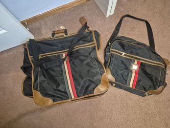 2 piece Black luggage set
