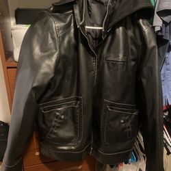 Leather Jacket (Size XL) 